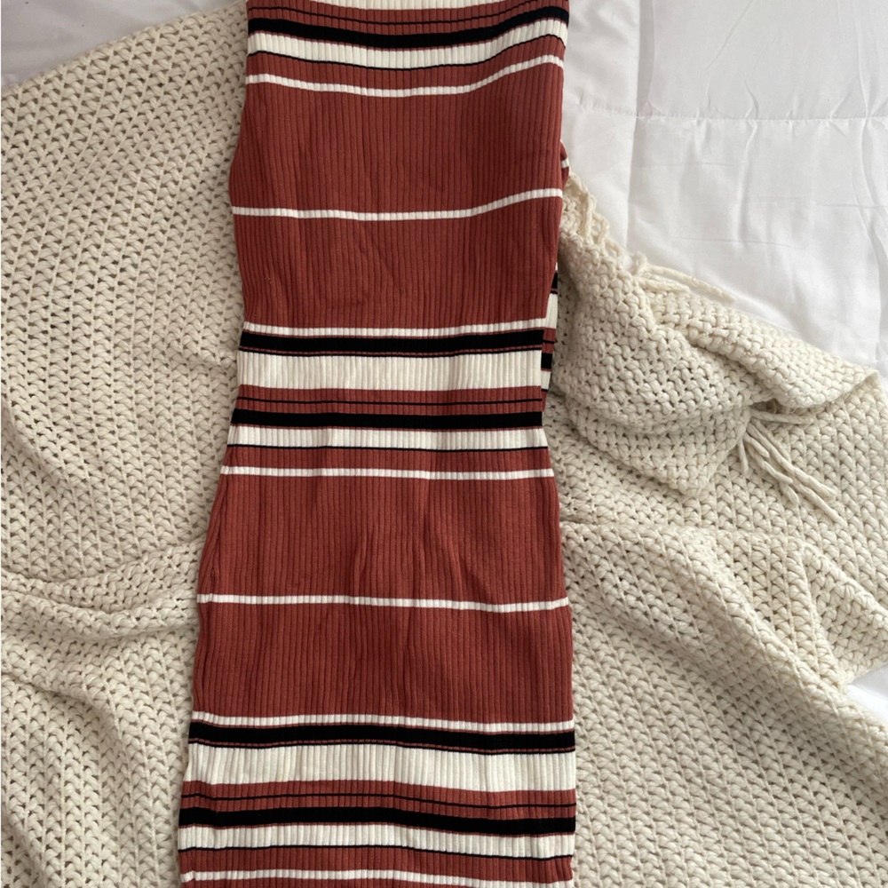 Long striped dress